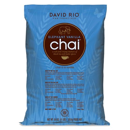 David Rio Elephant Vanilla Chai, 64 Ounce (Pack of 1)