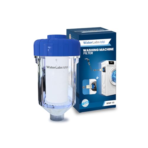 WaterLabs Washing Machine Filter for Hard Water & Sediments | Hard Water Softener | Compatible with Fully Automatic Top Load & Front Load Washing Mach