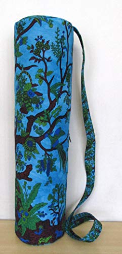 Indian Craft Yoga Mat Carrier Bag w/Shoulder Strap - Image 3