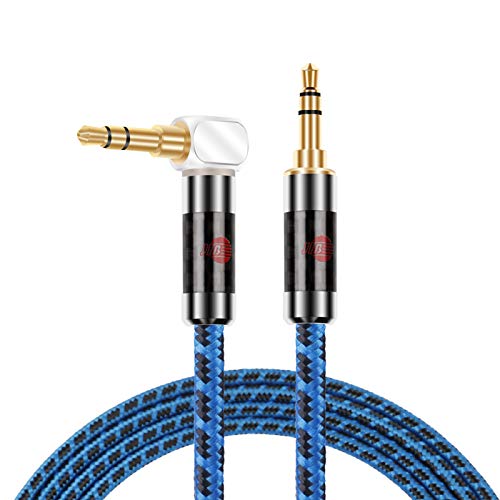 Amazon.co.jp: AUXオーディオケーブル片側L型 3.5 mmto 3.5mmステレオ