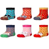 Baby Fuzzy Slipper Socks with Grips Kids Boys Girls Soft Cozy Thick Warm Non Slip Toddler Winter...