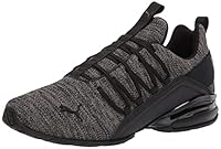PUMA Mens Axelion Cross Trainer, MULTI PUMA Mens Black-CASTLEROCK, 12