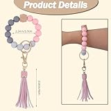 Zoom IMG-1 wewaysmile bracciale portachiavi con perline