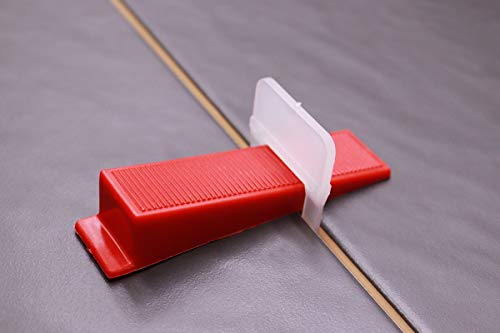 200 cales de pose carrelage autonivelant pour sol et mur Bauhandel24