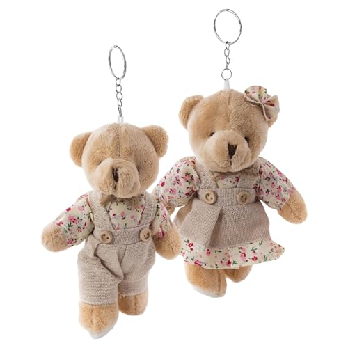 Cadeaux d'invités porte-clés Saint-Valentin en peluche pour sacs