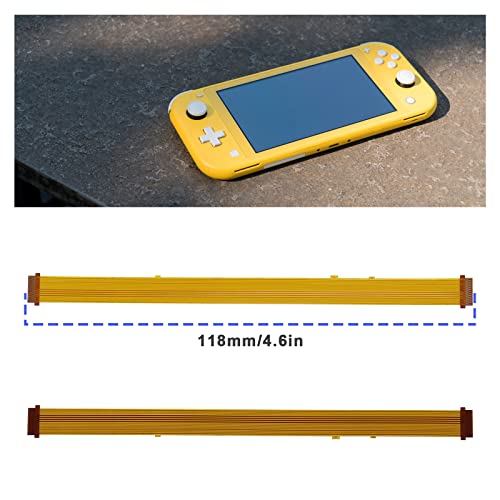 Image of SING F LTD 2PCS Left Button Flex Cable Compatible with Nintendo Switch Lite Controller Motherboard Power Connector Ribbon Cable Internal Replacement Parts