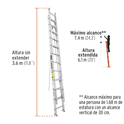La Mejor review de Escalera de 7 metros que puedes comprar esta semana. 5 Imagen adicional