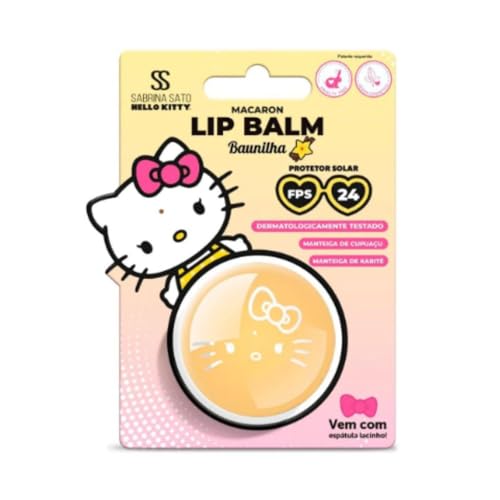 Cia Beauty - LipBalm Macaron Baunilha Sabrina Sato Hello Kitty