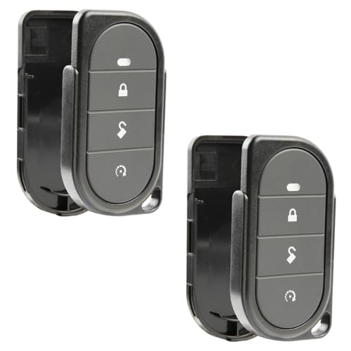 2X USARemote Keyless Entry Remote Car Key Fob 4-Button Replacement Shell Case for Viper Alarm Security System (7146V 4105V 5305V 3305V 5105V 3102V 3305V 3105V)