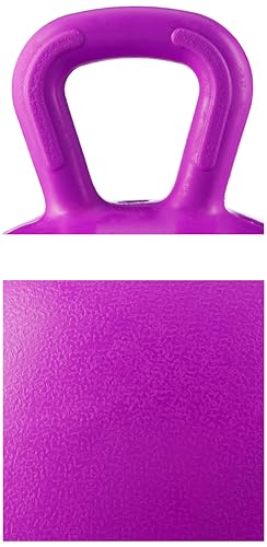 Image of Amazon Brand - Jam & Honey 18 inch My Little Pony Hopper Ball for Kids | Durable & Safe Bouncing Ball with Handles | Indoor Outdoor Fun Toy (Purple)