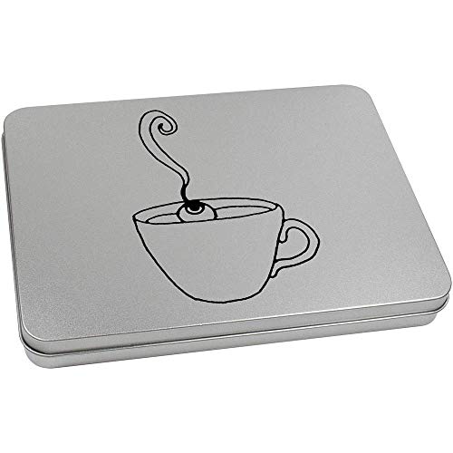 Azeeda 220mm 'Hot Chocolate Drink' Metal Hinged Tin/Storage Box (TT00120910)