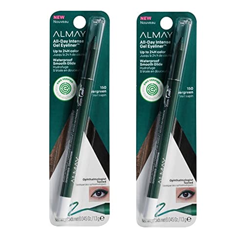 Pack Of 2 Almay All-Day Intense Gel Eyeliner, Evergreen 150 #TOP1