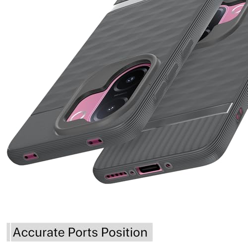 Image of Pikkme Back Cover for Vivo V60e 5G Camera Protection 3D Hexa Cube Design Silicone Protective Bumper Case (Grey)