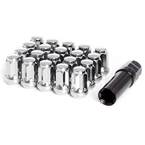 Circuit Performance Star Spline Drive Lug Nuts Chrome 12X1.5 (20 Piece Set) #TOP6