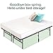 ZINUS SmartBase Tool-Free Assembly Mattress Foundation, 14 Inch Metal Platform Bed Frame, No Box Spring Needed, Sturdy Steel Frame, Underbed Storage, Queen