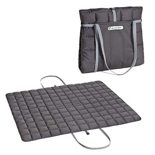 Doctor Bark Travel Bag für Hund und Besitzer, praktische Reisedecke, Allergiker geeignet - waschbar bei 95°C Größen erhältlich