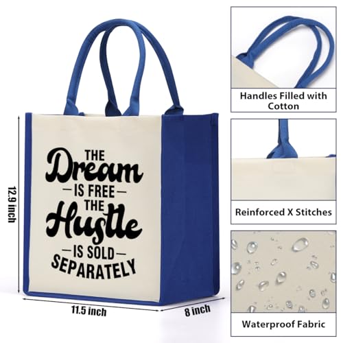 Decohim-Boss-Lady-Gifts-for-Women-Supervisor-Boss-Gifts-Leadership-Gifts-Waterproof-Canvas-Tote-Bag-for-Birthday-Boss-Day