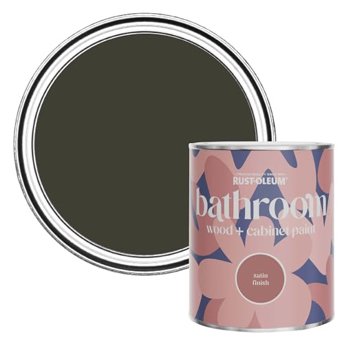 Rust-Oleum Mould, Mildew & Stain Resistant Bathroom Wood and Cabinet Paint in Satin Finish - Wallington 750ml