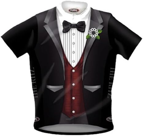 Primal Wear The Ritz Tuxedo Cycling Jersey Men's 4XL Short Sleeve