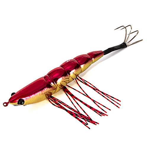 Isca de pesca, Andoer 2pcs 15cm Galvanizado Lula Jig Iscas de Pesca Lula Jig Gancho Isca Artificial