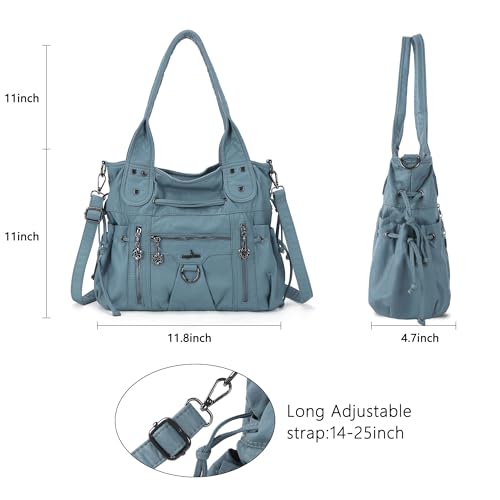 Image of Angel Kiss Hobo Bags for Women Fashion Shoulder Bag Ladies Purses and Handbags Roomy Tote Bags Purse with Crossbody Strap