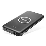 Tronsmart Wireless Power Bank, Caricabatterie Portatile Powerbank 10000mAh Batteria Esterna 10000 mAh 3 porte USB per iPhone, iPad, Samsung, Huawei, Nexus, HTC, Asus, LG e Altri Android