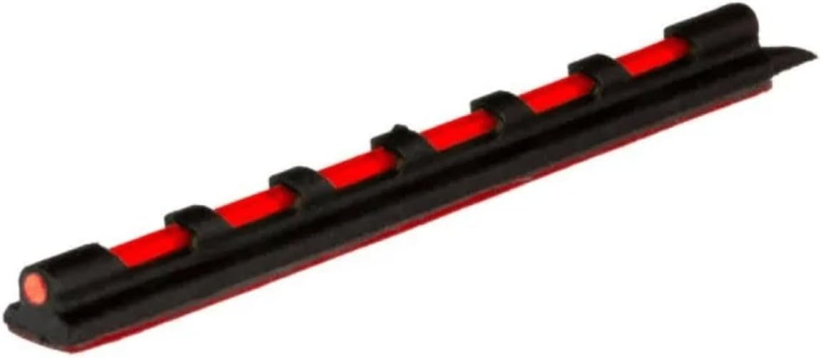 TruGlo Low-Profile Universal Fiber Optic Front Shotgun Wing & Clay Glo-Dot Sights, Green/Red/Dual Color