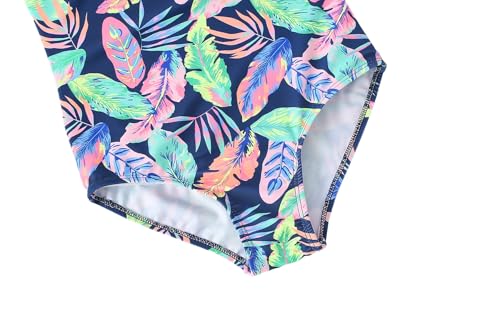 Image of Toddler Swimsuit Girl One Piece Rash Guard Tankini Bathing Suit Little Girls Sleeveless Quick Dry Swimwear 4-8 Years