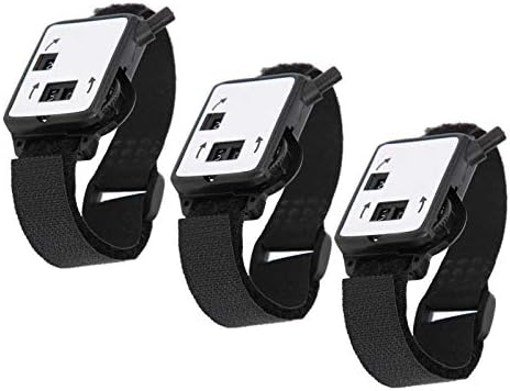 Wrist Stroke Counter, Score Counter Manual Clicker for Golf Tennis Badminton, 3PCS Wristband Tally Device