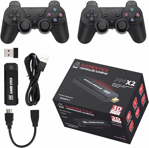 Image of MERTTO X2 Plus Retro Video Game Console Retro Wireless Controller 64GB 20000 Games 3D HD TV PS1 Emulators for 30+ GBA, Gift for Kids and Adults (X2PLUS)