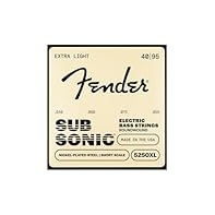 String Gauge 5250XL .040, .060, .075, .095 Suitable for Short Scale Bass Guitars Only - Short in scale with long-lasting sound, these nickel strings deliver the fat, round tone characteristic of our classic short-scale basses. If you love great short...