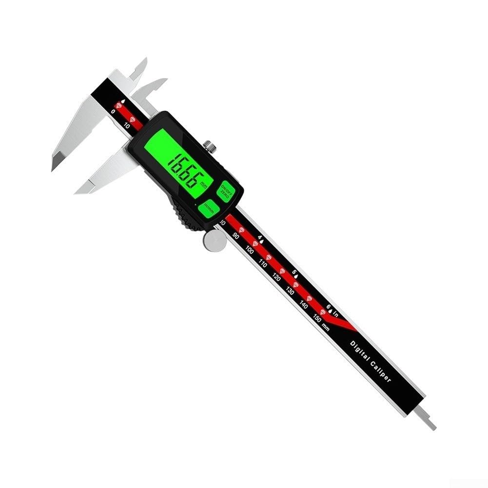 Digitaler Messschieber Edelstahl USB-C Grün(0-300mm)