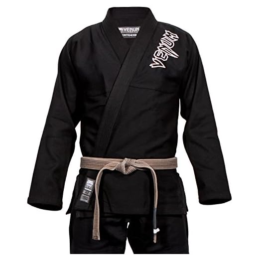 Venum Contender 2.0 Kimono BJJ GI, Unisex Adulto, Negro, A1.5