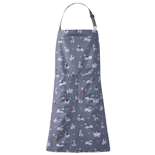 Zihuatailor wasserdichte Hundeschürze für Frauen Kochen, Hundepflege, Geschirrspülen - leichte Küche & Reinigung Schürze