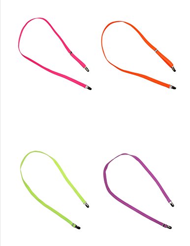 CTM Kids' Elastic 1/2 Inch One Piece Adjustable Mitten Clips3