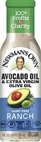Newman's Own (AmazonFresh), us amazon fresh, NE6PA Avocado Oil Extra Virgin Olive Oil Ranch Dressing, 8 Ounce