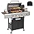 EUHOME 4-Burner Gas Grill with Side Burner & Cover, 51000 BTU Stainless Steel Outdoor BBQ Grill, 452 sq.in Cooking Area, Ideal for Backyard, Patio Large Gatherings