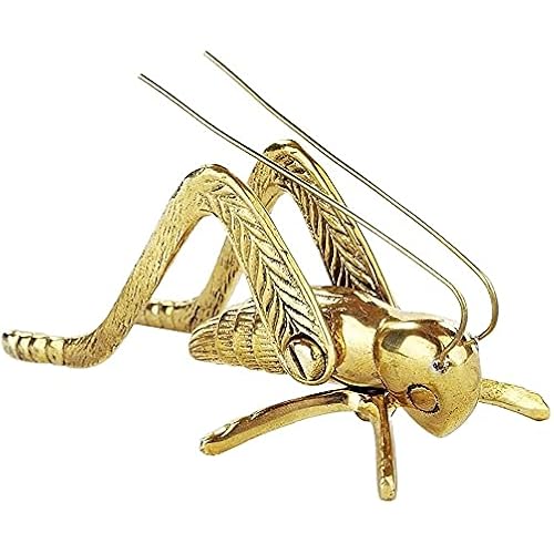 Upper Deck Solid Brass Cricket ~ Fireplace Cricket on The Hearth