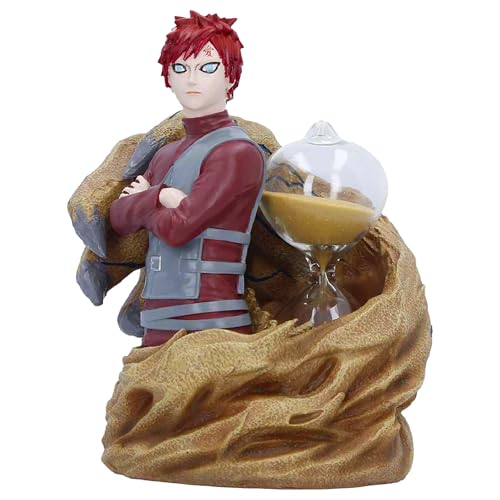 Image of Nemesis Now Naruto Gaara Sand Timer 15.5cm - Hand Painted Durable Resin Figure with Removable Hourglass Anime Collectible Decor, For Naruto Fans