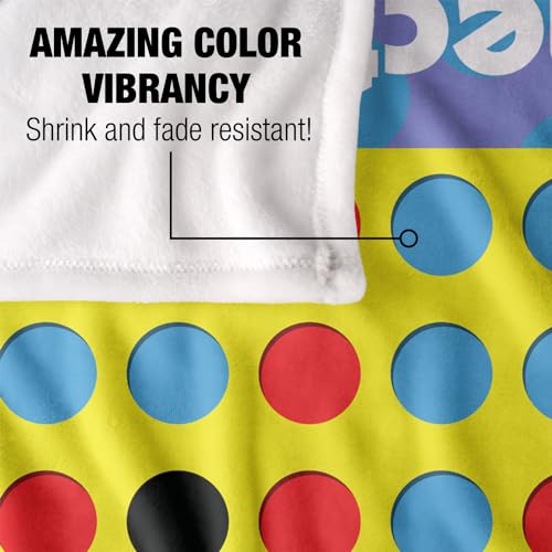 Plaid Connect Four Board LOGOVISION – Couverture ultra douce 152 x 127 cm