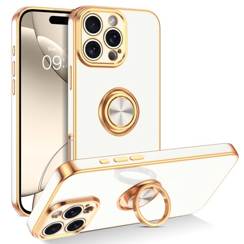 Coque iPhone 16 Pro antichoc avec béquille et support voiture magnétique