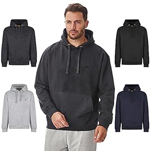 Iron Mountain Mens zachte fleece trui capuchon hoodie, teruggewonnen garen Eco vriendelijke top, houtskool mergel, 2X…