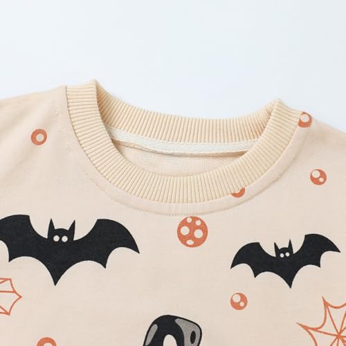 HILEELANG Boy Sweatshirts Halloween Christmas Novelty Crewneck Pullover Cotton Tops Clothing Shirts4
