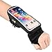Fascia da Braccio Porta Cellulare Telefono pollice braccialetto Sweatproof Bracciale per Corsa Esercizi per iPhone 16 15 14 Pro Max/13 Pro/12 Pro Max/11,Galaxy S20,Huawei,Motorola fino a 6.8 Pollici immagine
