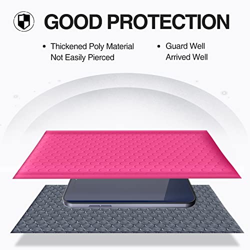 image for UCGOU Bubble Mailers 4x8 Inch Hot Pink 50 Pack Usable Size 4x7 Poly Pa