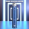 Inline Microphone Preamp, Mic Booster Preamplifier with 28dB Gain, Lossless Amplification Dynamic Active Inline Mic Booster Preamplifier, for Broadcasting, Live Streaming (Blue) #2
