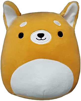 LuvMeMo 8 Inch Corgi Dog Plush Stuffed Animals, Shiba Inu Plush Pillow Toy Gifts for Kids