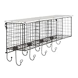 Linon 4-Cubby Wall Shelf, White - AHWE1238W1