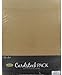 Paper Studio Kraft 8.5 x 11 Cardstock Scrapbooking Paper 50 Sheets