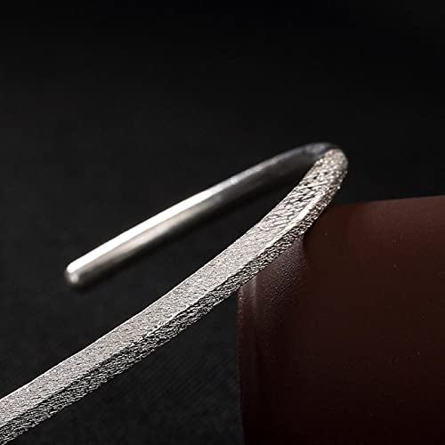 Bracelet s925 pour femmes : l'élégance artisanale du motif d'eau